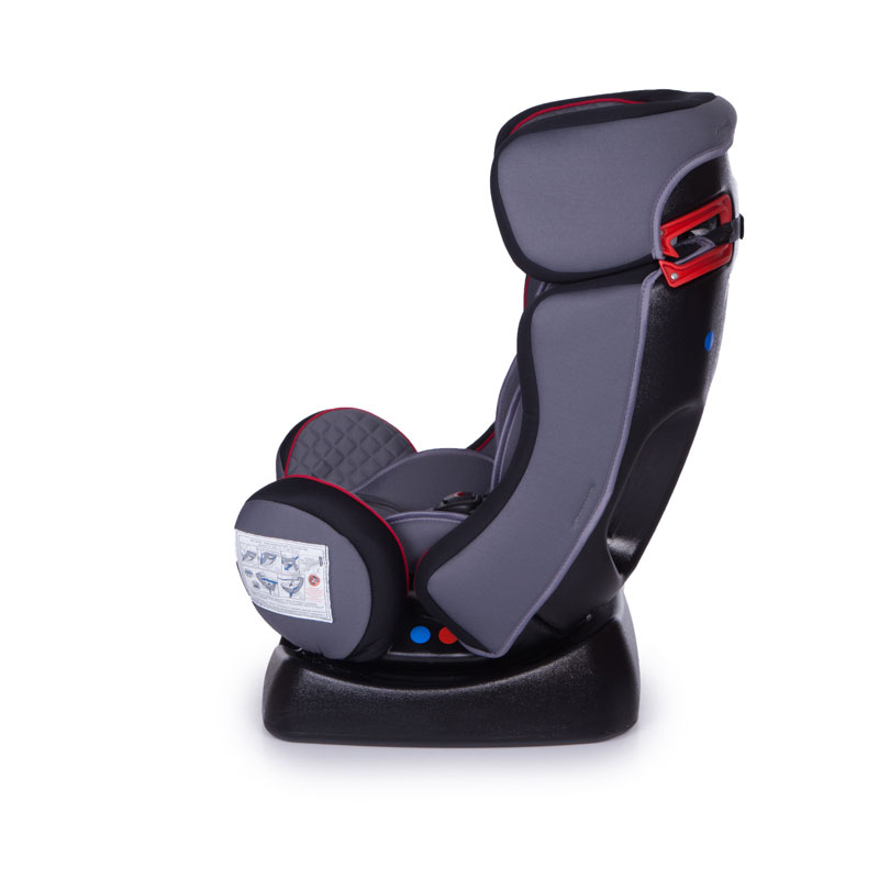 Детское автомобильное кресло Nika группа 0+/I/II, 0-25 к.г, 0-7 лет, цвет – черно-красный  